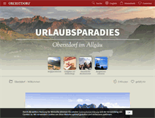 Tablet Screenshot of oberstdorf.de